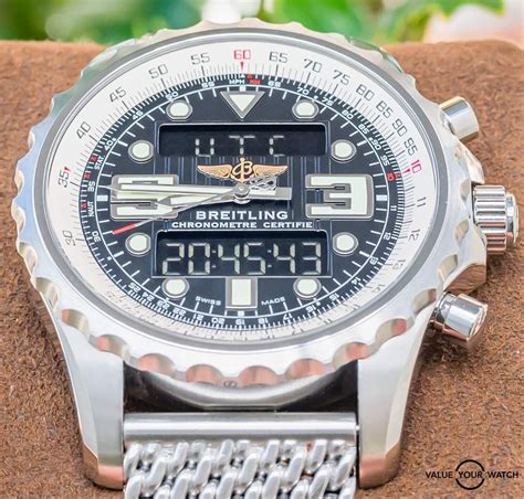 breitling chronospace box|Breitling chronometre aerospace watch.